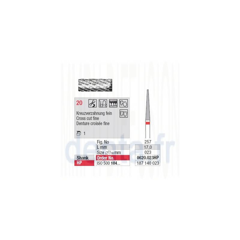 Fraise carbure 0620.023HP