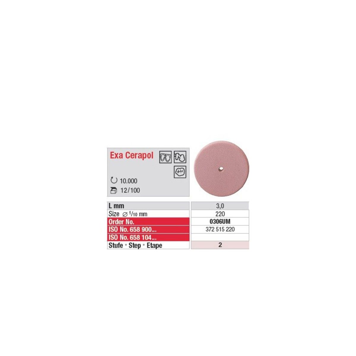 Exa Cerapol non-monte rose 0306UM (100)