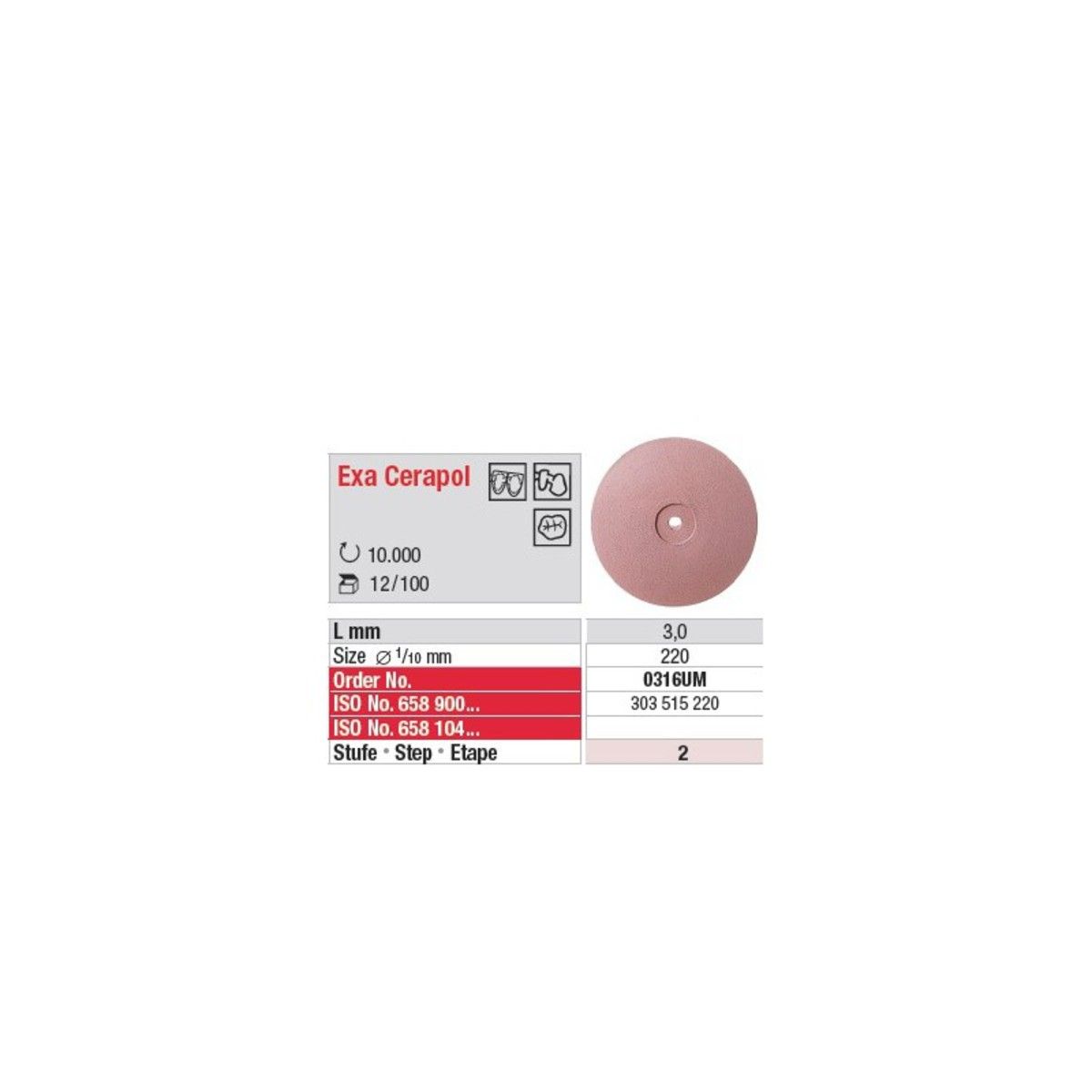 Exa Cerapol non-monte rose 0316UM (100)