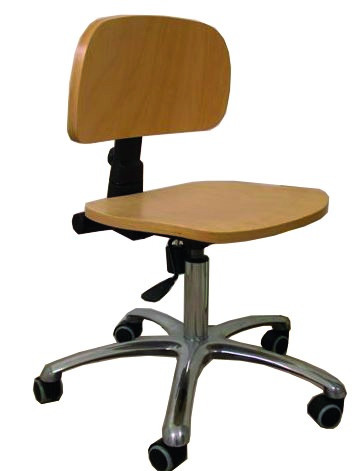 Chaise en bois pieds chrome IRIDE International