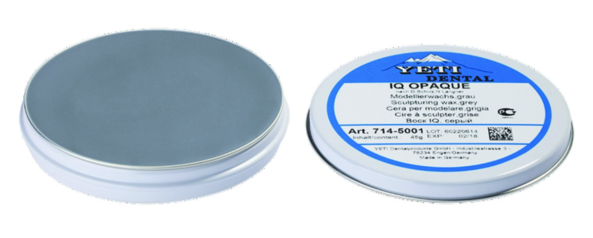 IQ Cires à sculpter grise 45g OPAQUE YETI DENTAL