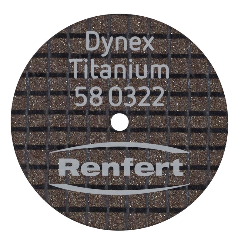 Disques Dynex Titanium RENFERT - 0,3 x 22 mm - La boîte de 20