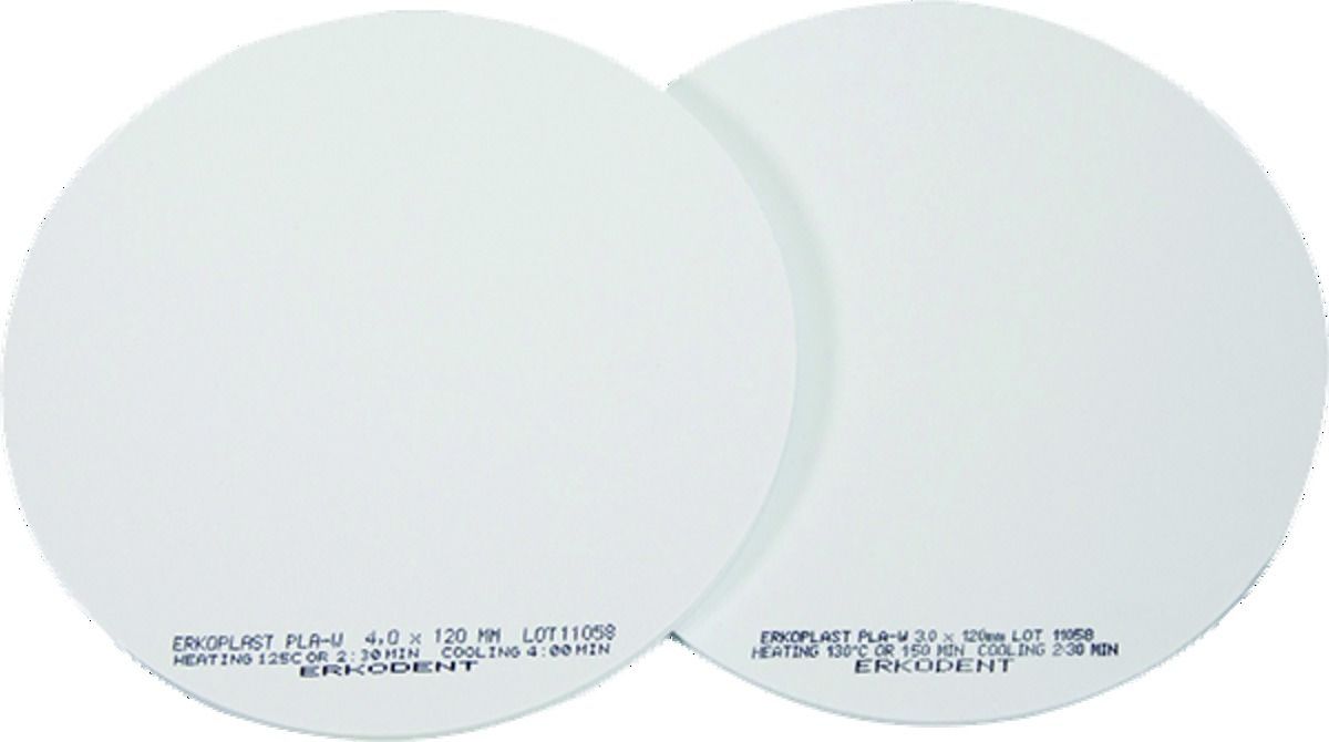 Erkoplast PLA-W 3,0x125x125mm blanc (50)