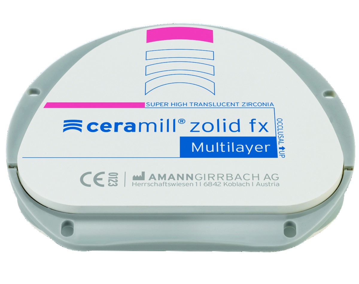 Disque Ceramill Zolid FX Multilayer 